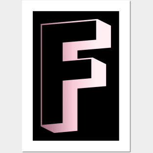 Letter F Letter Art Posters and Art